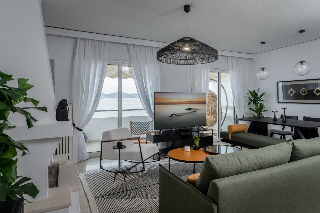 Blue Chill Paradise Seaview Suite W/ Kingbed ピレウス エクステリア 写真